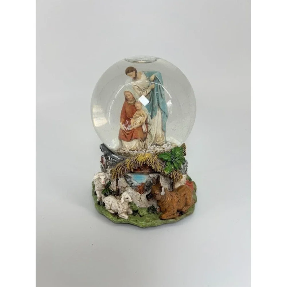 Kurt Adler Holy Family Musical‎ Water Globe